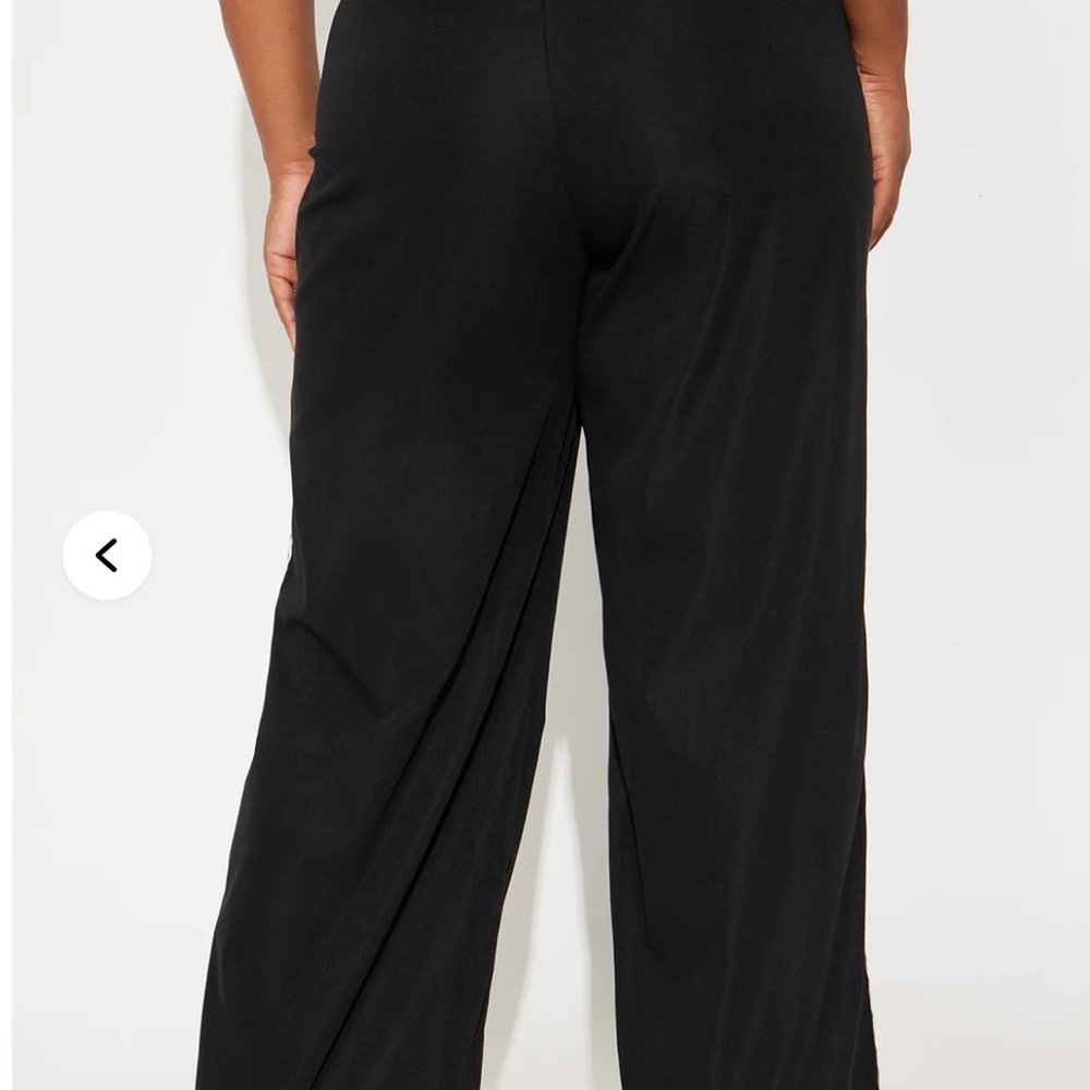 Fashion Nova Black Wide Leg Pants